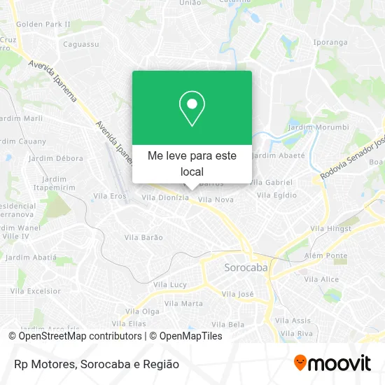 Rp Motores mapa