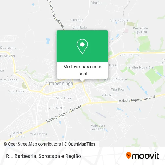 R.L Barbearia mapa