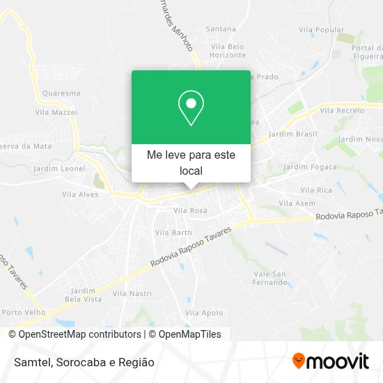 Samtel mapa