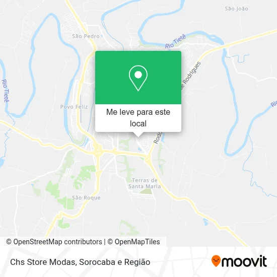 Chs Store Modas mapa