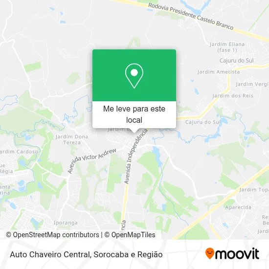 Auto Chaveiro Central mapa