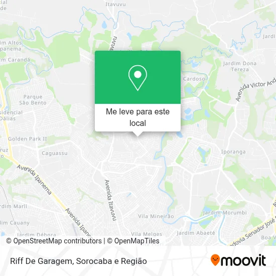 Riff De Garagem mapa