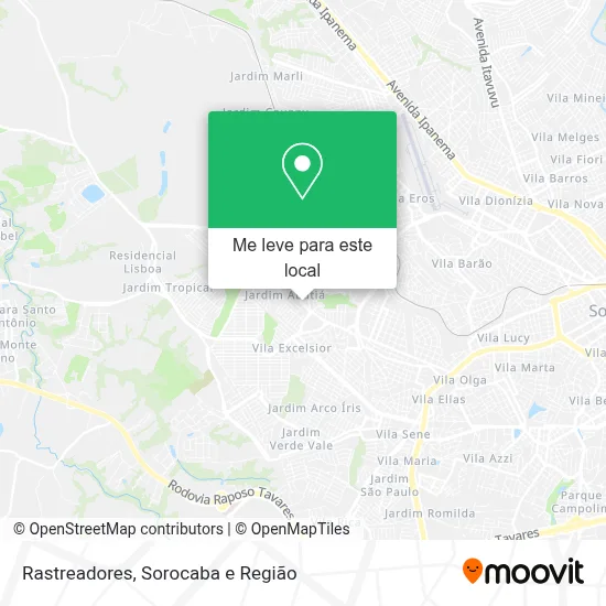 Rastreadores mapa