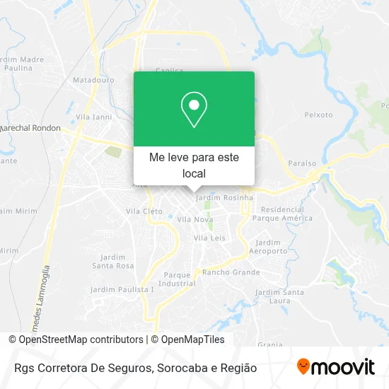 Rgs Corretora De Seguros mapa