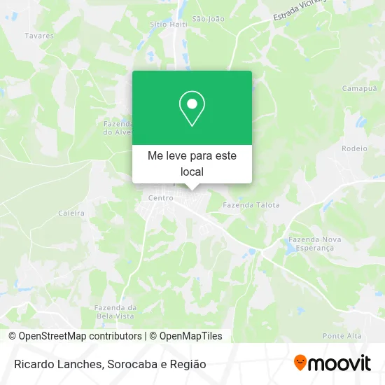 Ricardo Lanches mapa