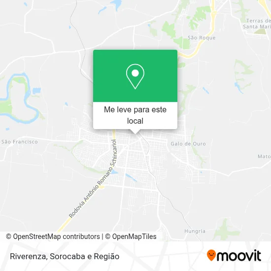 Riverenza mapa