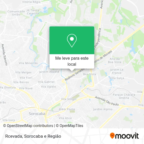 Rcevada mapa