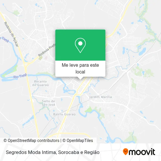 Segredos Moda Intima mapa