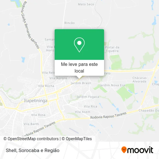 Shell mapa