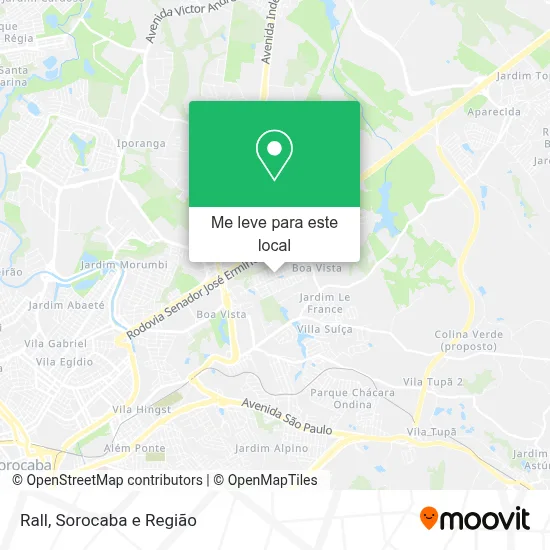 Rall mapa