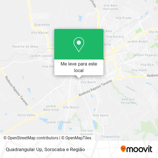 Quadrangular Up mapa