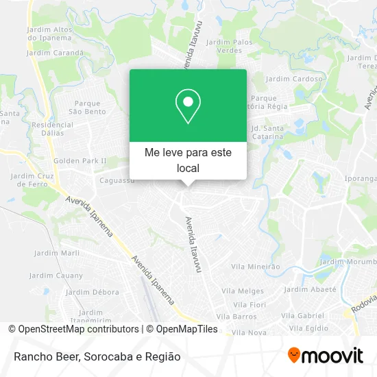 Rancho Beer mapa