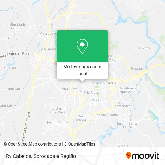Rv Cabelos mapa