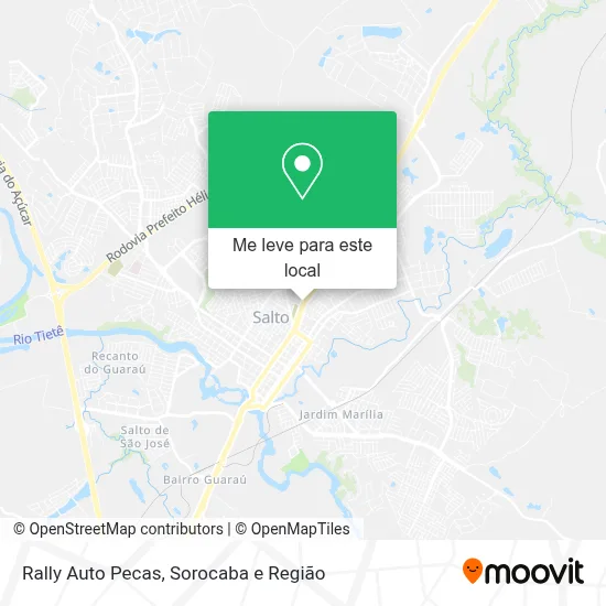 Rally Auto Pecas mapa