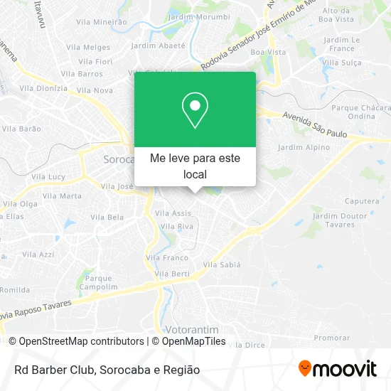 Rd Barber Club mapa
