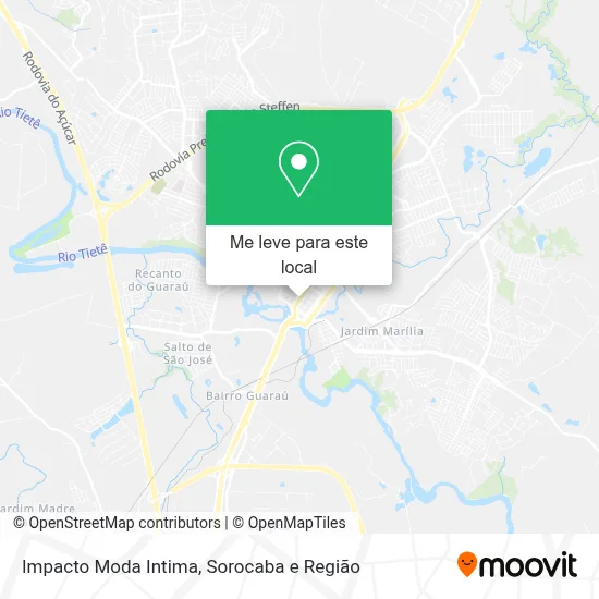 Impacto Moda Intima mapa