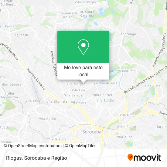 Riogas mapa