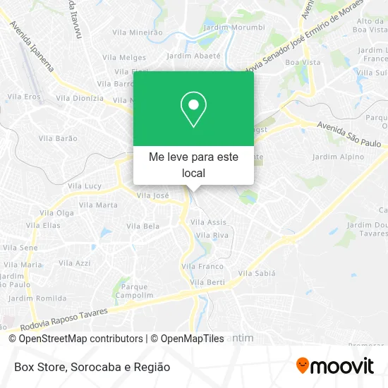 Box Store mapa