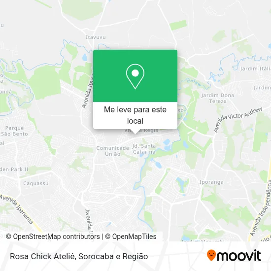 Rosa Chick Ateliê mapa