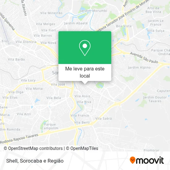 Shell mapa