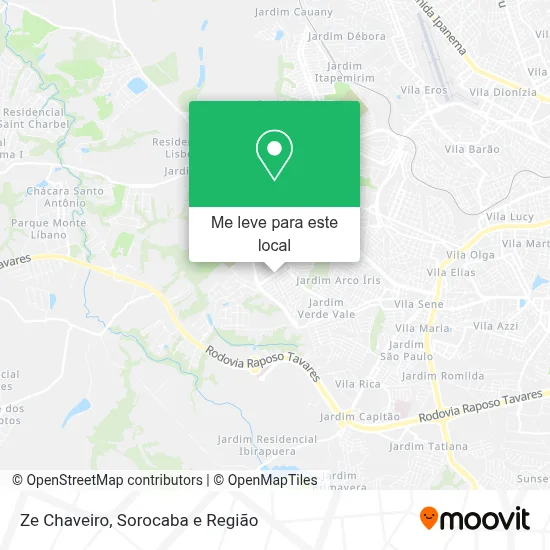 Ze Chaveiro mapa