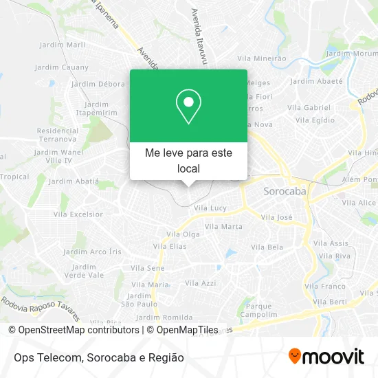 Ops Telecom mapa