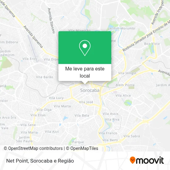 Net Point mapa