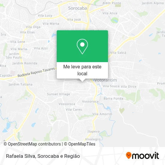 Rafaela Silva mapa