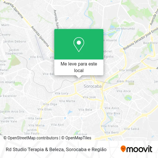 Rd Studio Terapia & Beleza mapa