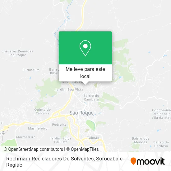Rochmam Recicladores De Solventes mapa