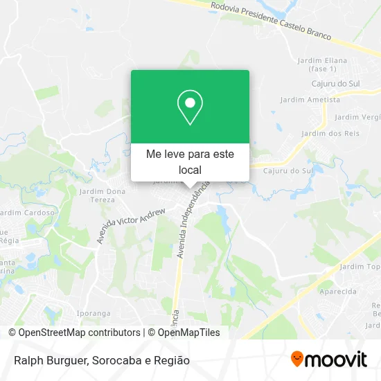 Ralph Burguer mapa