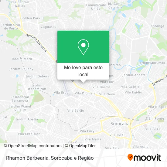 Rhamon Barbearia mapa