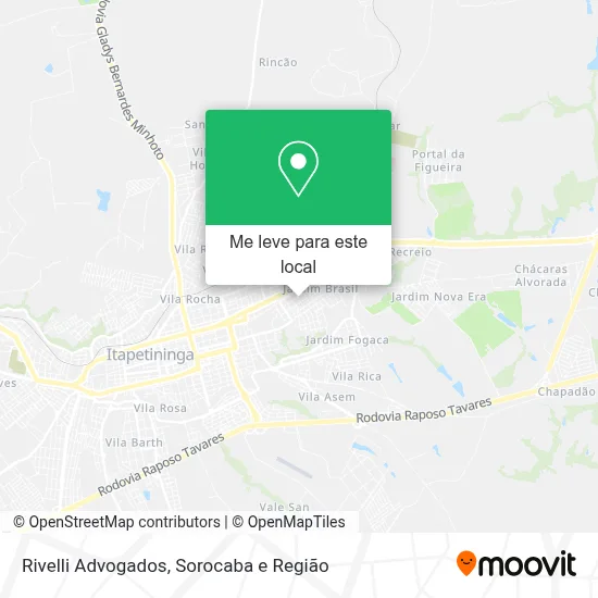 Rivelli Advogados mapa