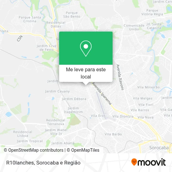 R10lanches mapa