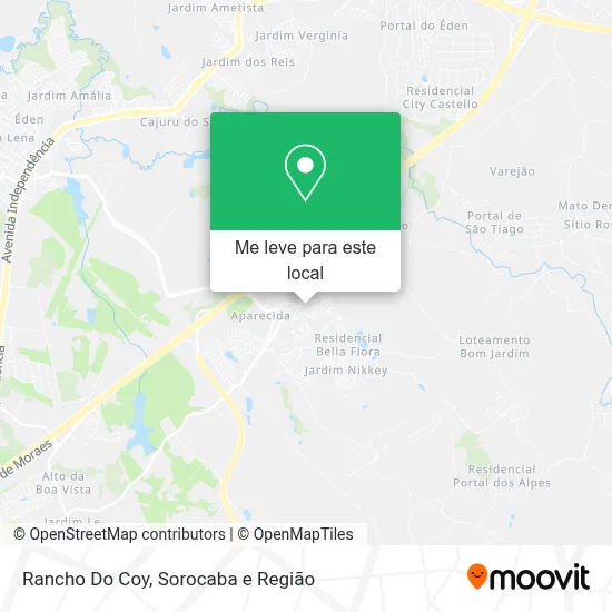 Rancho Do Coy mapa