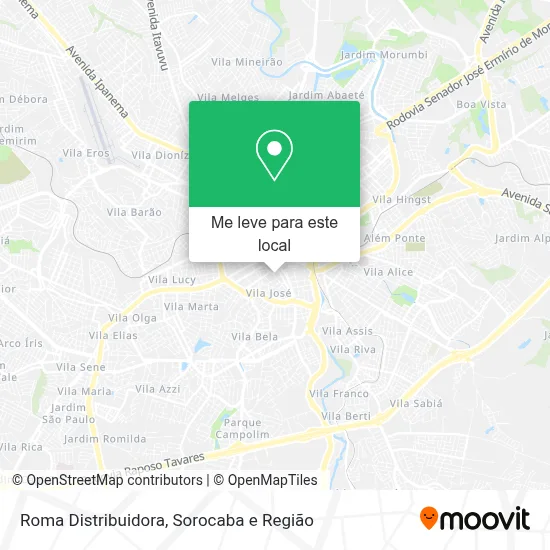 Roma Distribuidora mapa