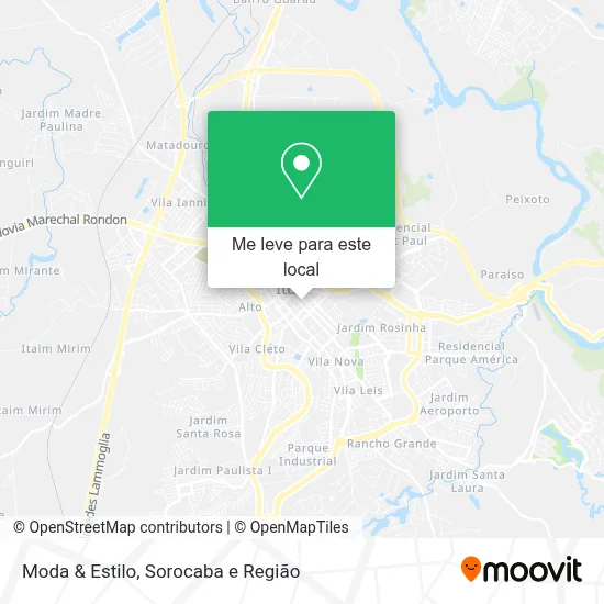 Moda & Estilo mapa