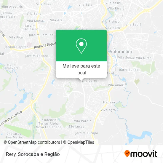 Rery mapa