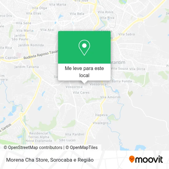 Morena Cha Store mapa