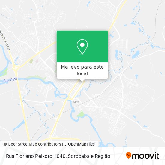 Rua Floriano Peixoto 1040 mapa