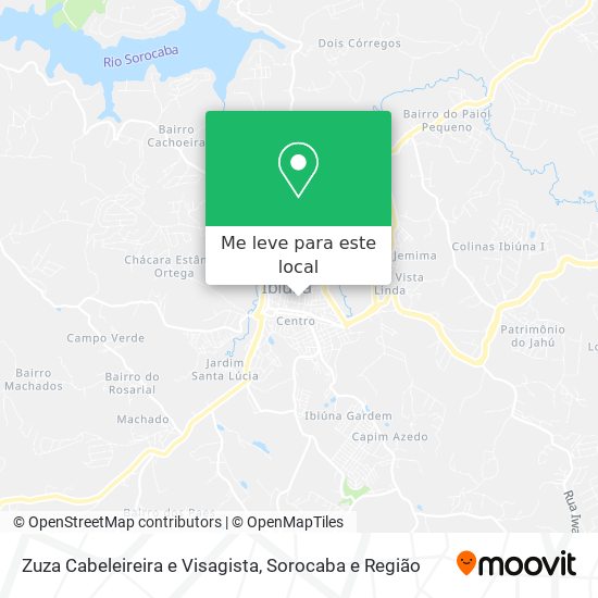 Zuza Cabeleireira e Visagista mapa