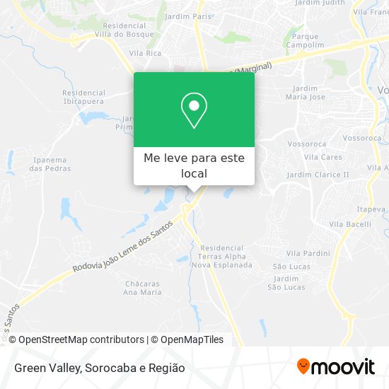 Green Valley mapa