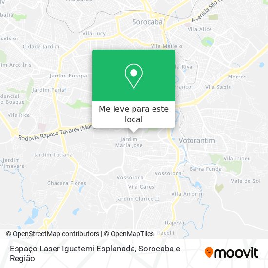 Espaço Laser Iguatemi Esplanada mapa