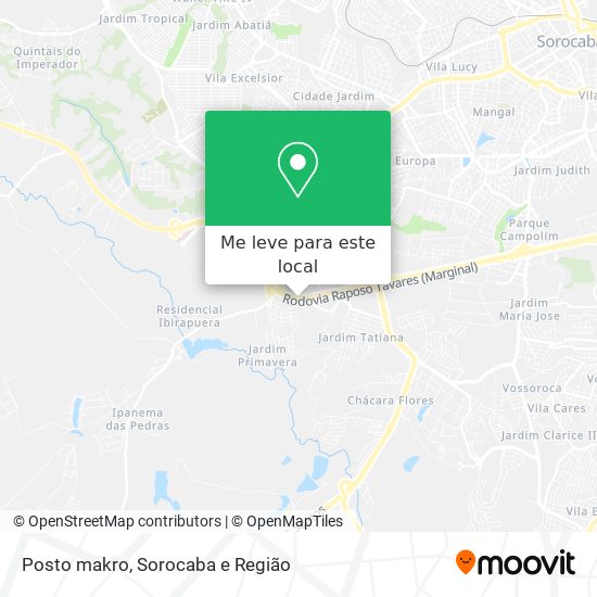 Posto makro mapa