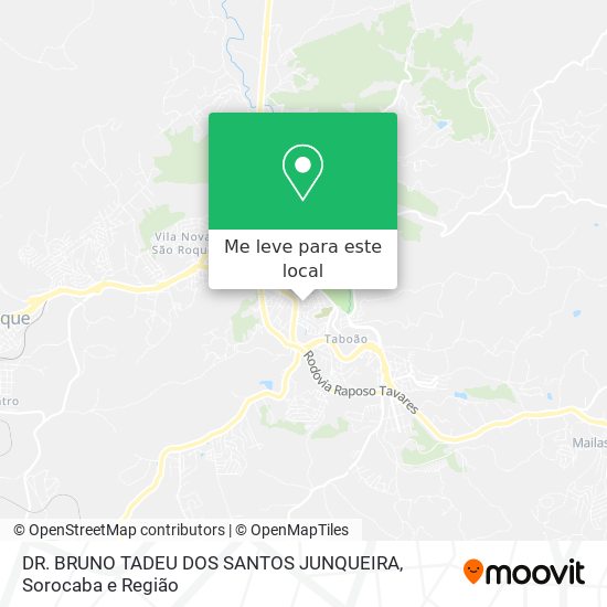 DR. BRUNO TADEU DOS SANTOS JUNQUEIRA mapa