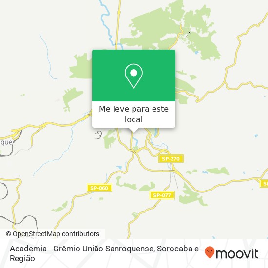 Academia - Grêmio União Sanroquense mapa