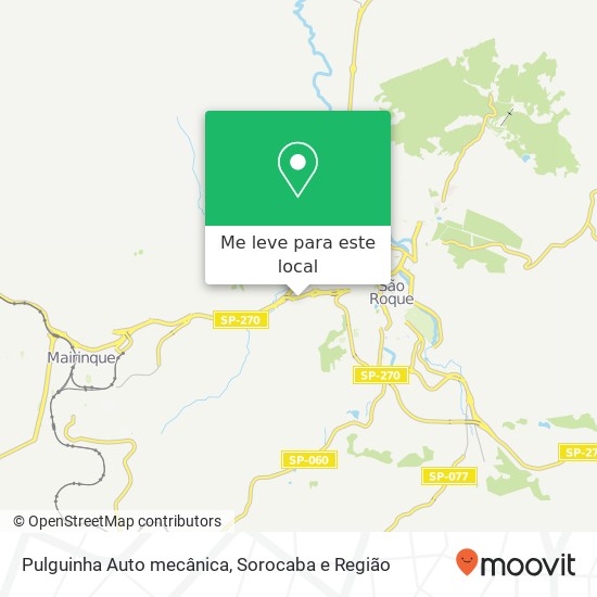 Pulguinha Auto mecânica mapa