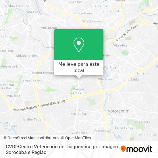 CVDI-Centro Veterinário de Diagnóstico por Imagem mapa