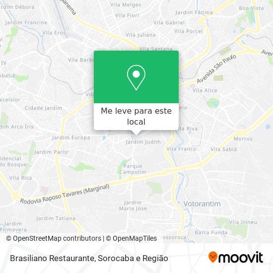 Brasiliano Restaurante mapa