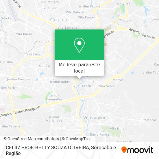 CEI 47 PROF. BETTY SOUZA OLIVEIRA mapa